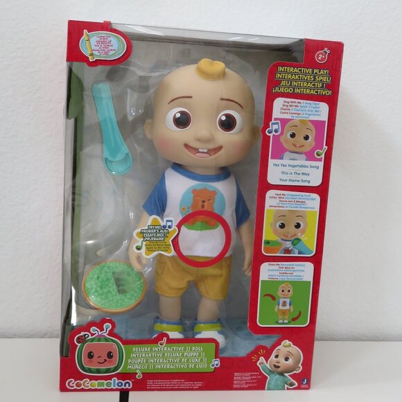 Cocomelon Official Deluxe Interactive JJ Doll With Sounds - Picture 1 of 8